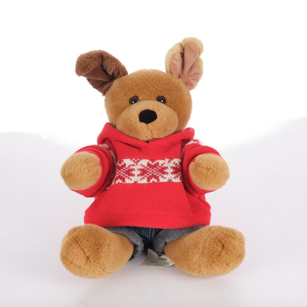 BUILD A BEAR Workshop Brown Dog Plush Stuffed Animal